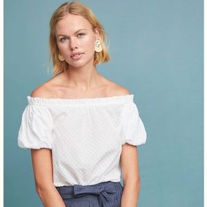 NEW Sojourner Off-The-Shoulder Top Anthropologie
